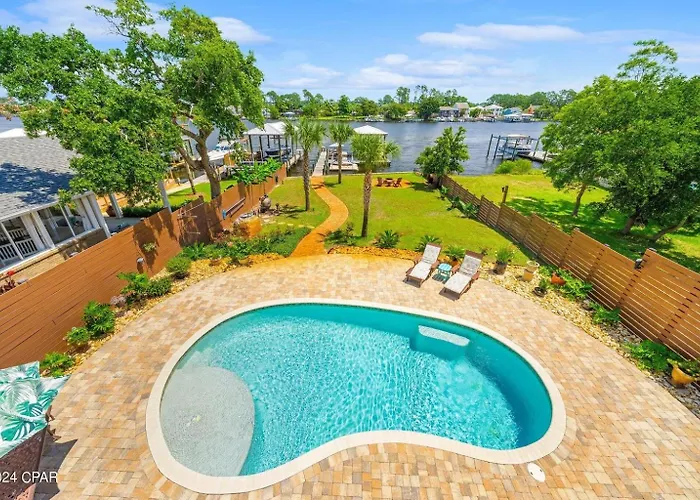 Dancin On The Waves On Lagoon Boat Dock, Pool, Firepit